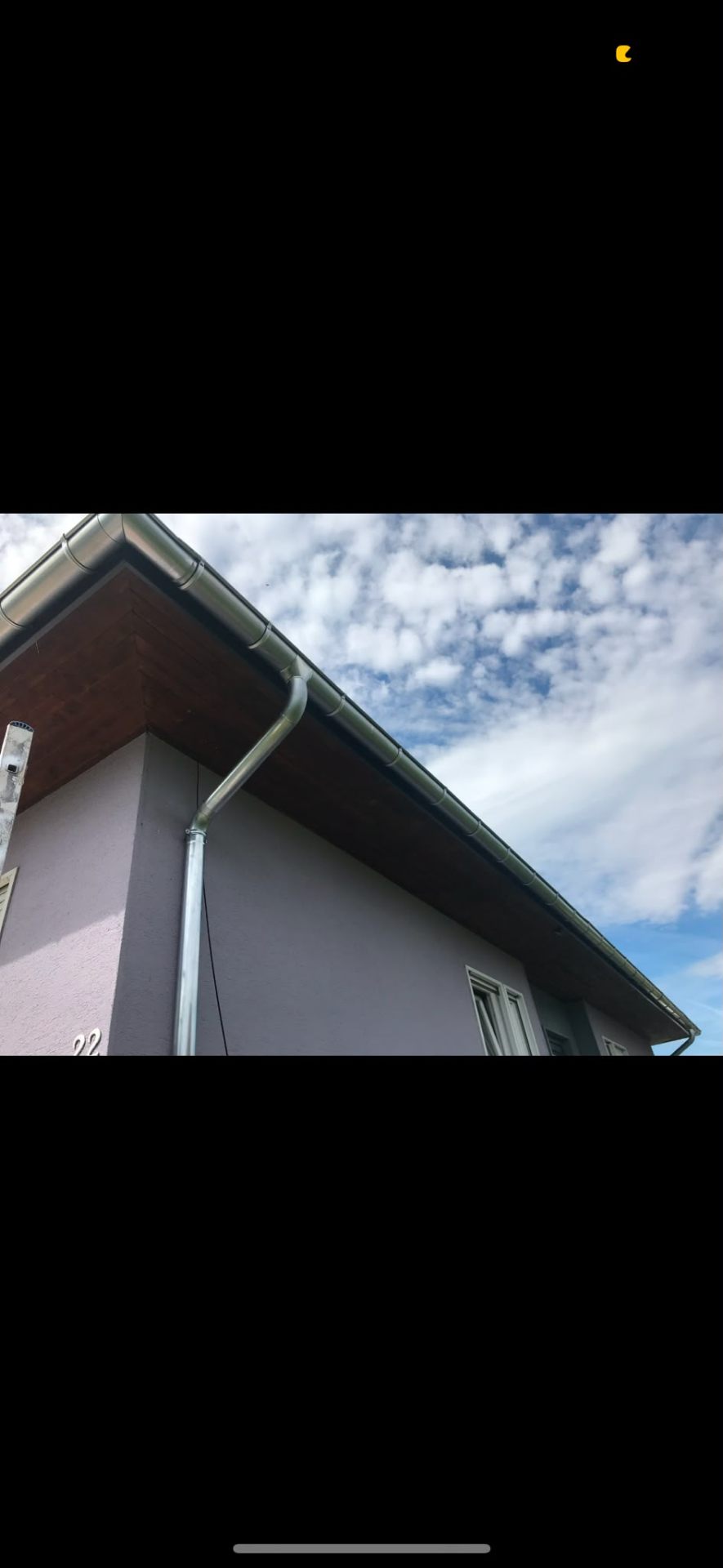 Gouttière & descente zinc naturel — chantier FD Rénov zinguerie à Haut-Rhin (Alsace, Haut-Rhin)