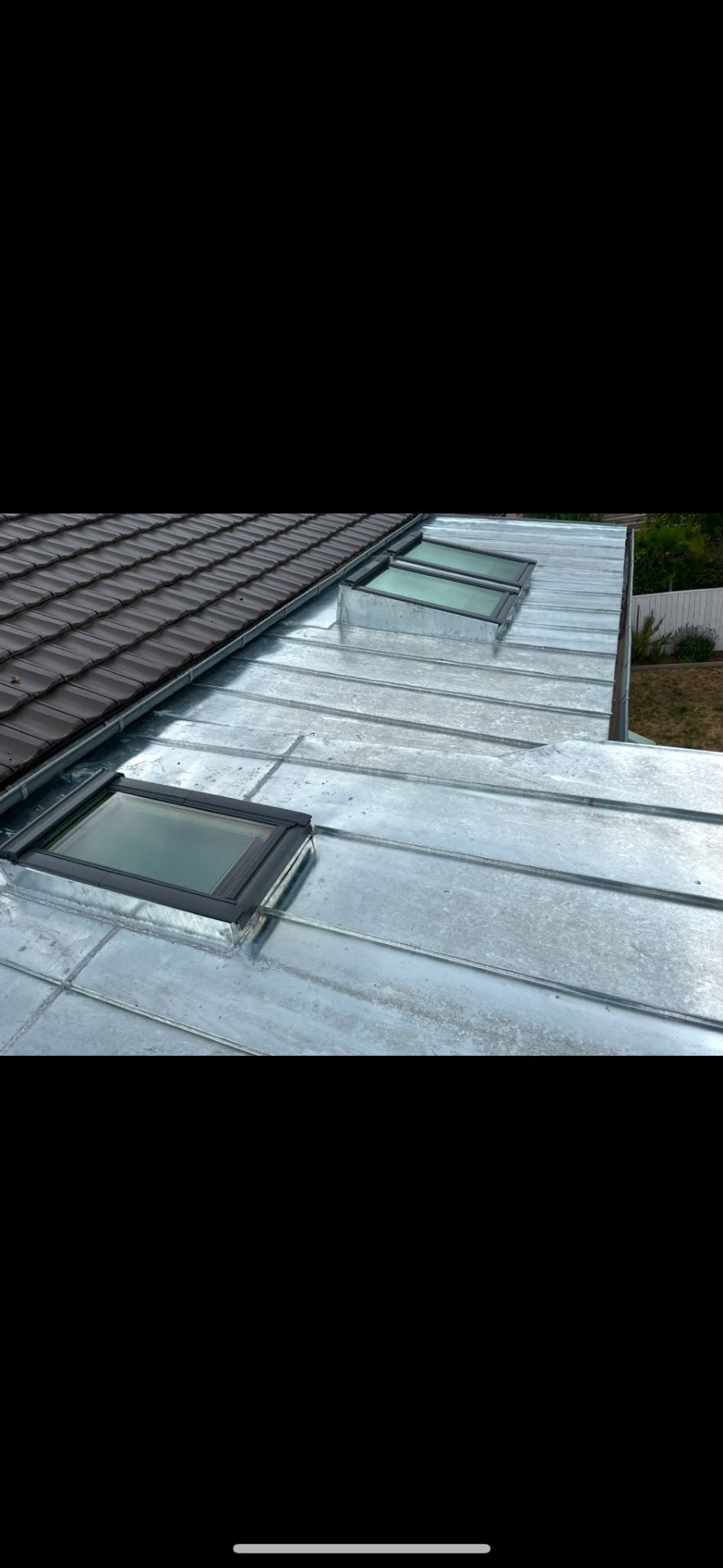 Couverture zinc joint debout & Velux — chantier FD Rénov zinguerie à Alsace (Alsace, Haut-Rhin)